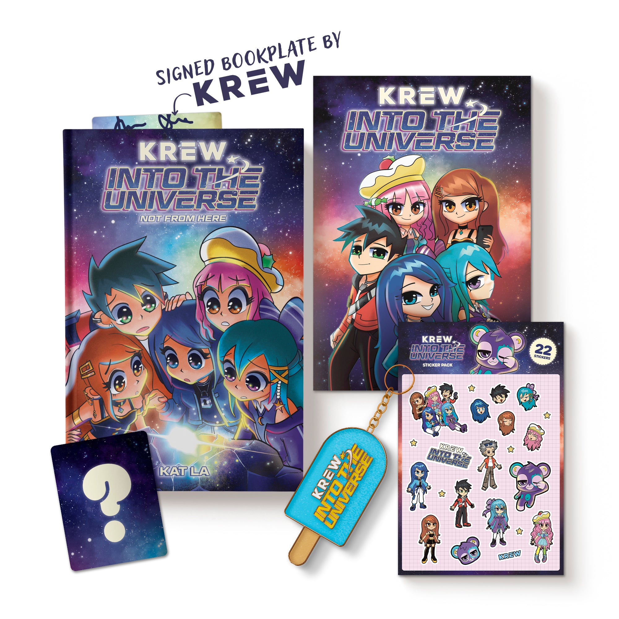 KREW: INTO THE UNIVERSE- NOT FROM HERE- Bundle 2: Ultimate KF Pack (Ltd Edition) -SIGNED BY KREW - Krew official merch