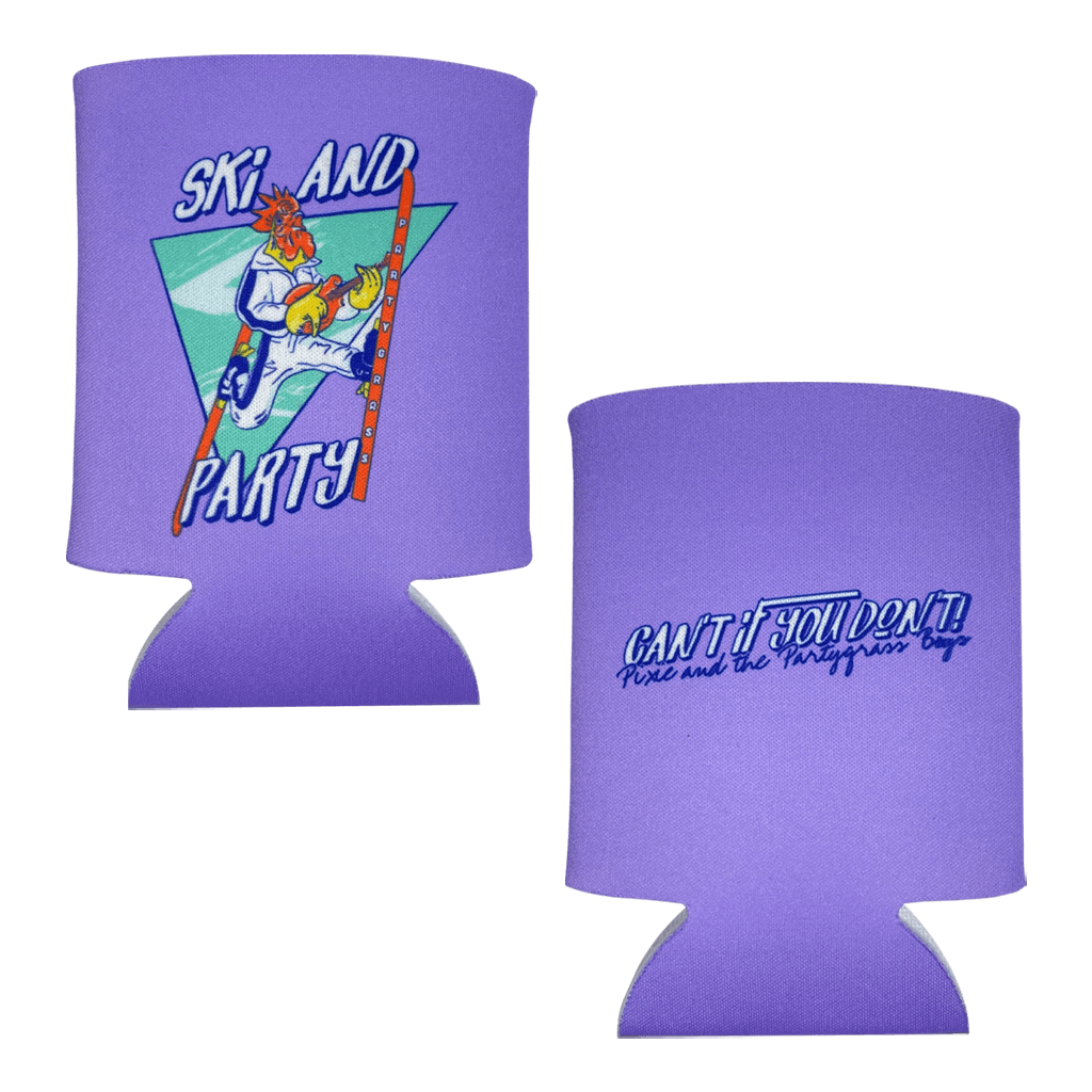 Ski & Party Lavender Koozie