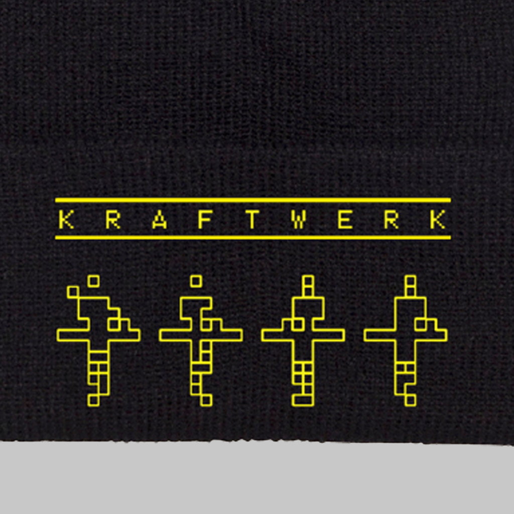 Kraftwerk Embroidered Black Beanie