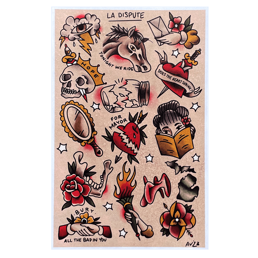Tattoo Flash Poster