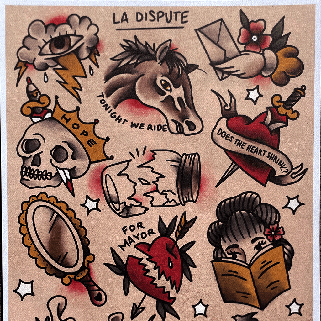 Tattoo Flash Poster