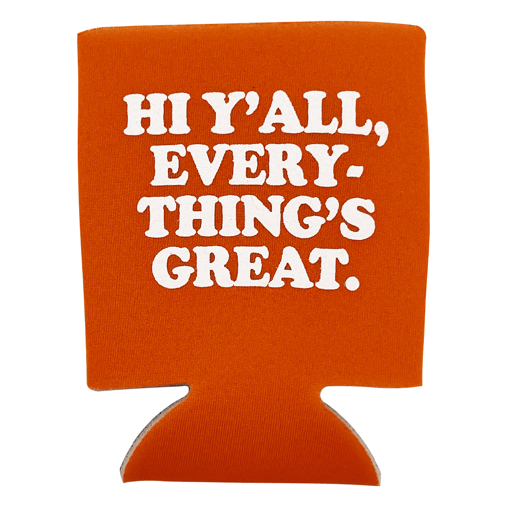 Howdy Orange Koozie