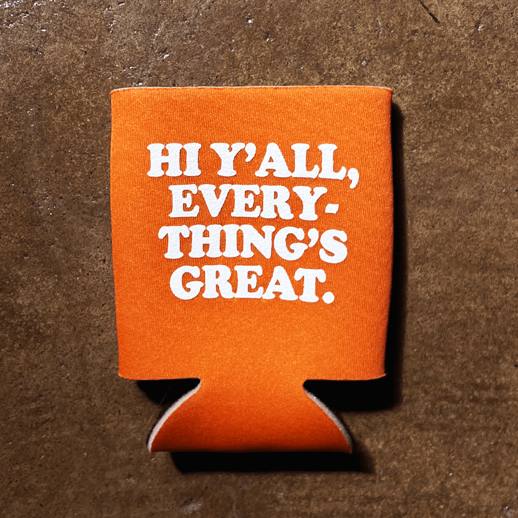 Howdy Orange Koozie