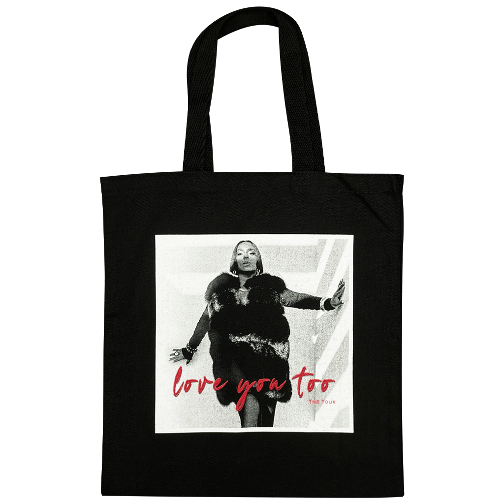 Love You Too Tour Black Tote Bag