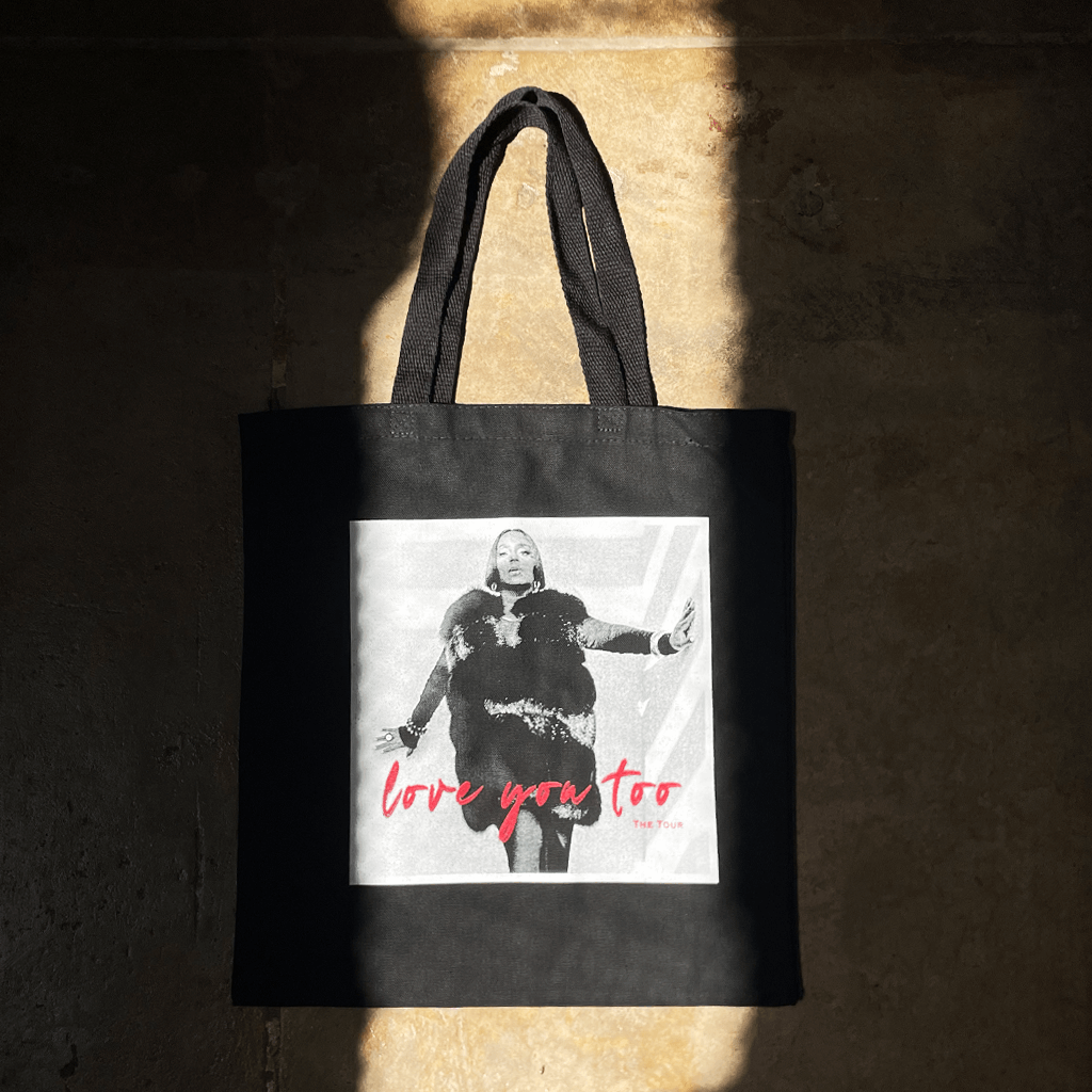 Love You Too Tour Black Tote Bag