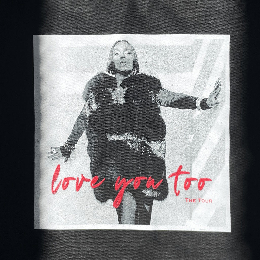 Love You Too Tour Black Tote Bag