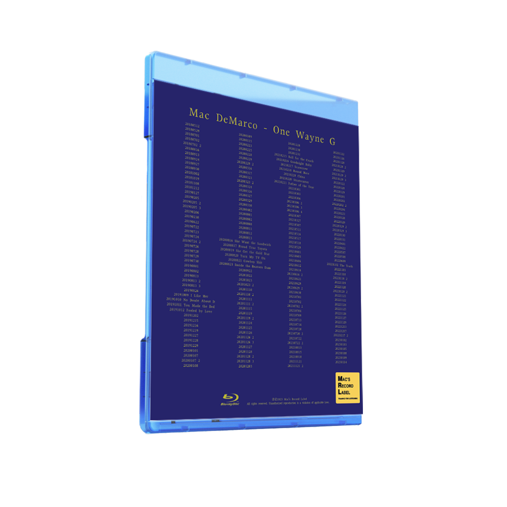 One Wayne G - Blu-ray