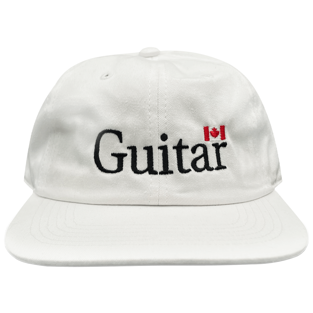 Guitar White Dad Hat
