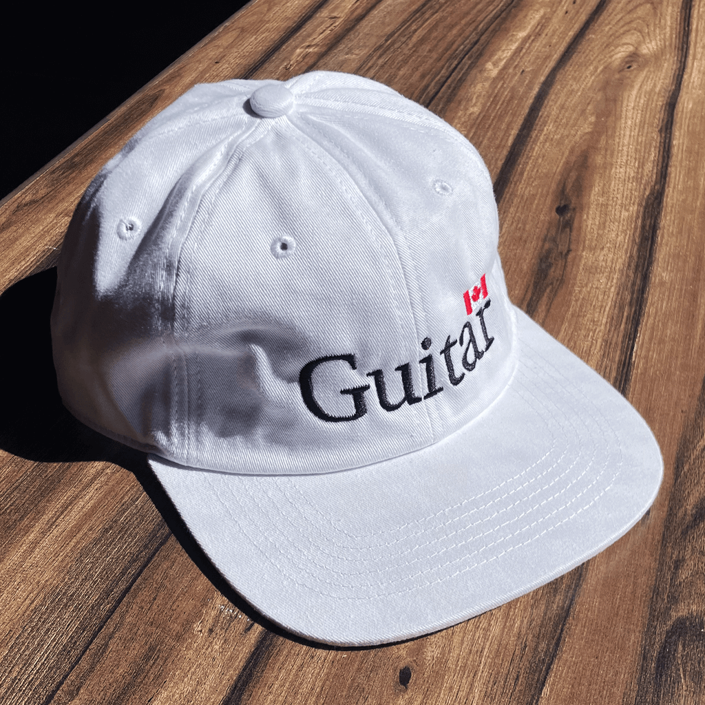 Guitar White Dad Hat
