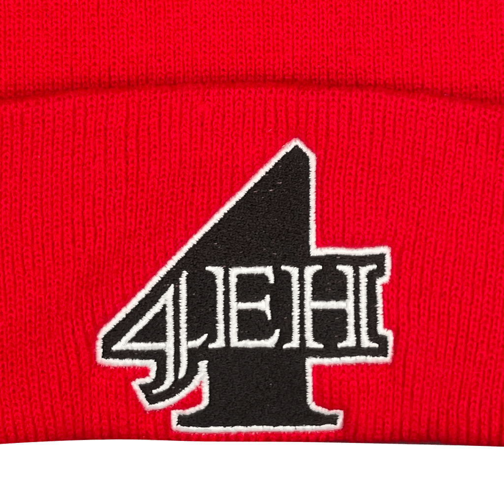4 Red Beanie