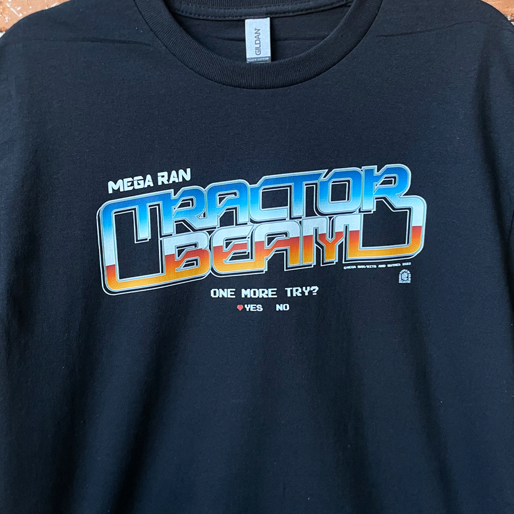 Tractor Beam Black T-Shirt