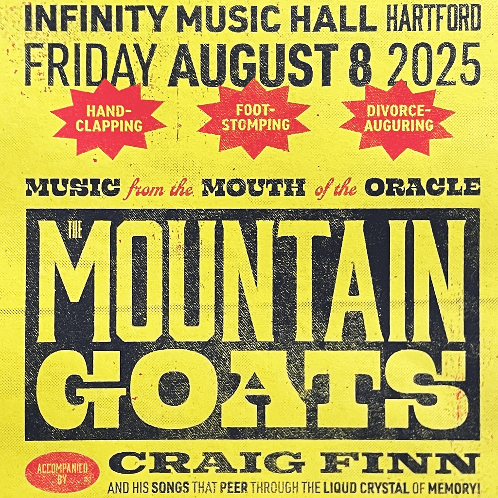 Hartford Infinity Music Hall Poster