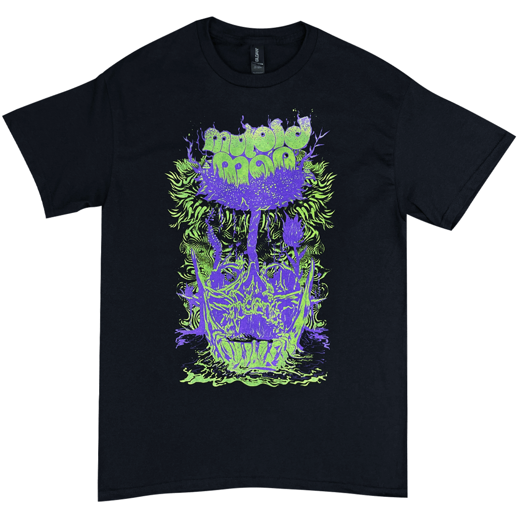 Skull Growth Black T-Shirt