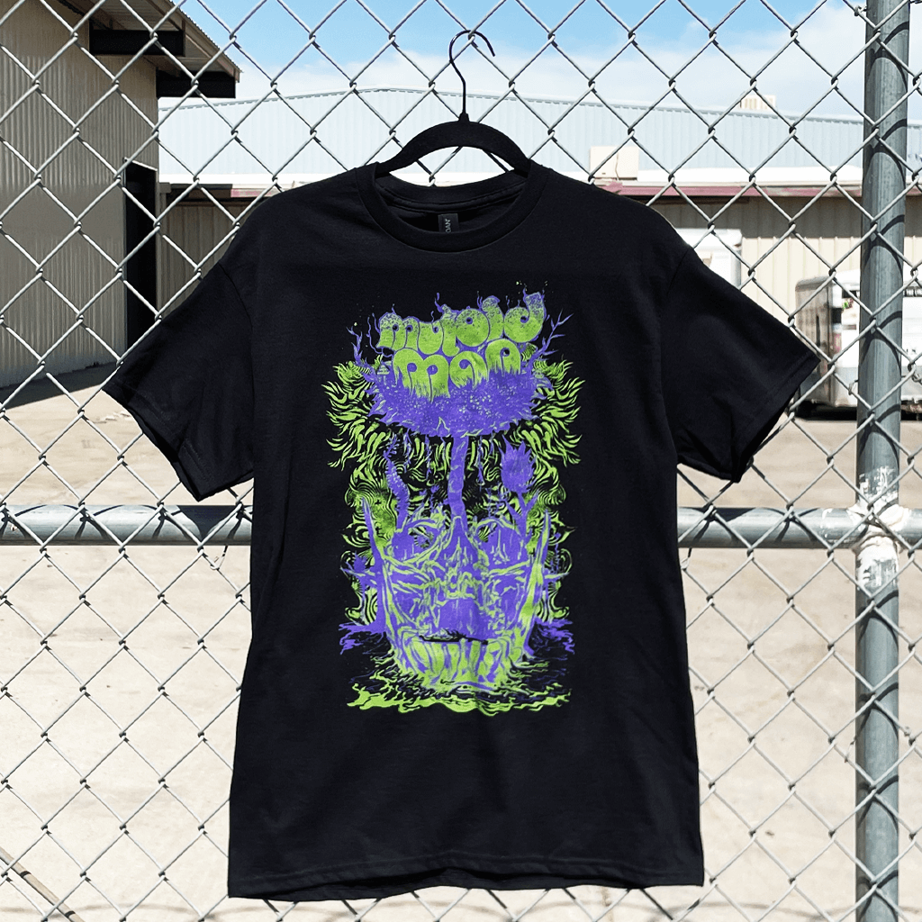 Skull Growth Black T-Shirt