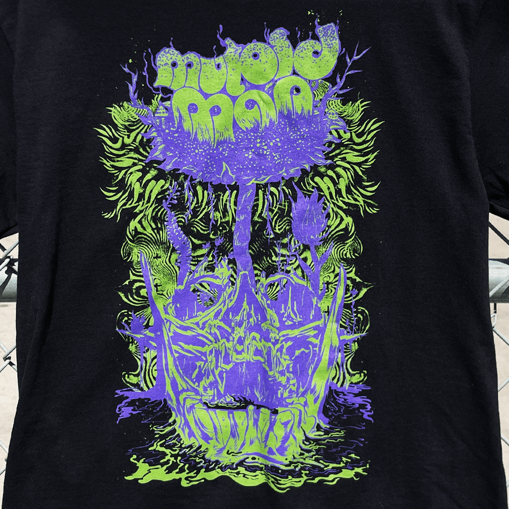 Skull Growth Black T-Shirt