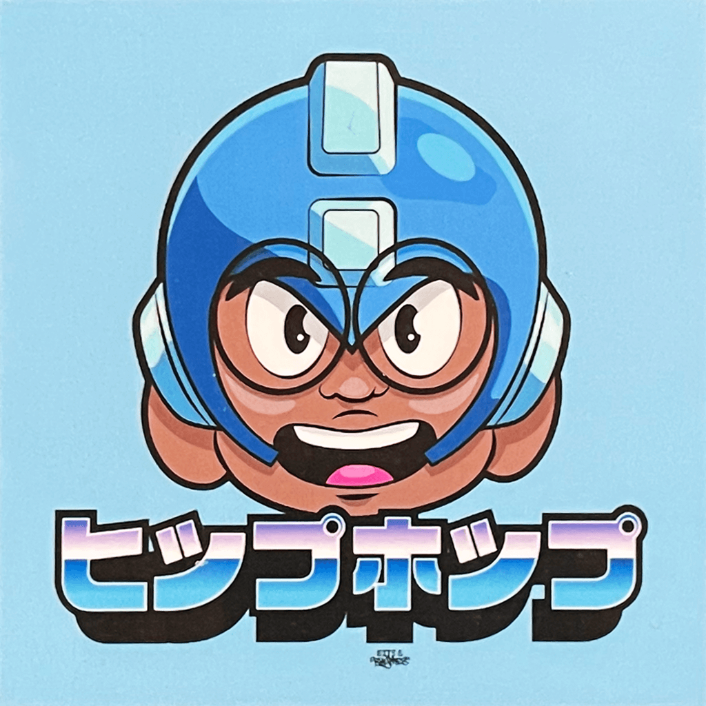 Mega Ran Blue Sticker