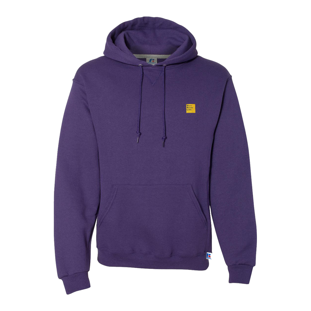 MRL Logo Embroidered Purple Hoodie