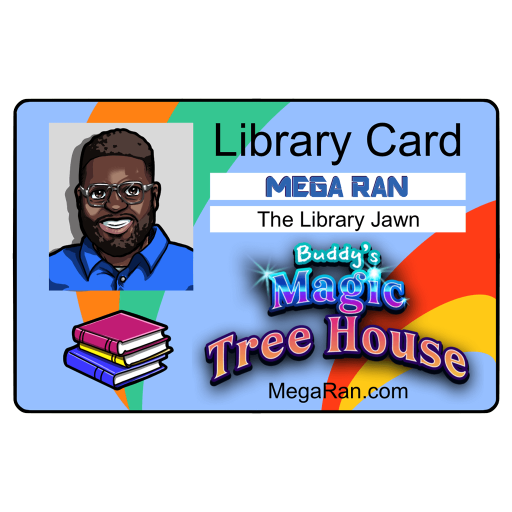 Library Card Sticker