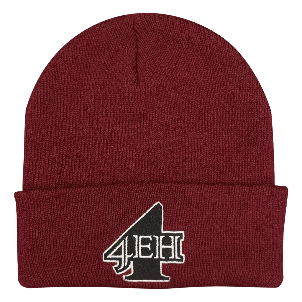 4 Maroon Beanie