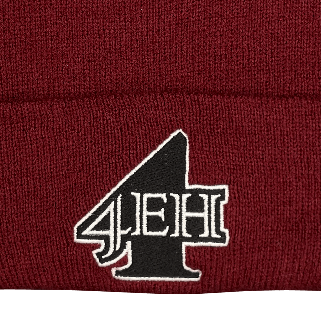 4 Maroon Beanie
