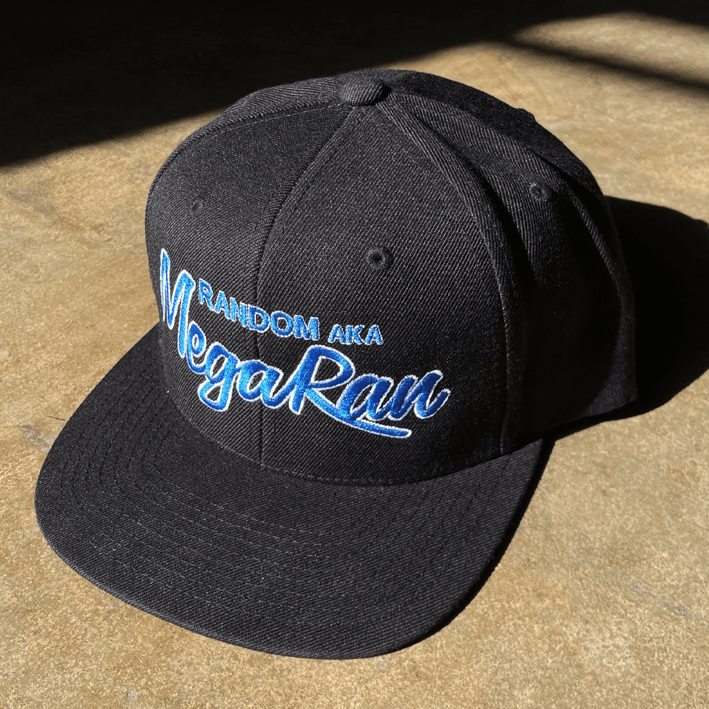 Random AKA Mega Ran Stitched Snapback Hat