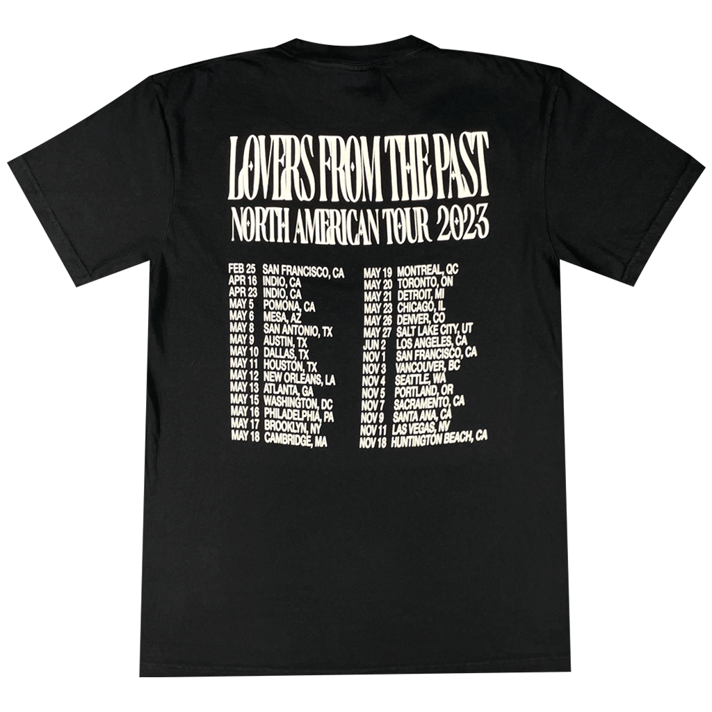 Lovers From the Past NA Tour Black T-Shirt