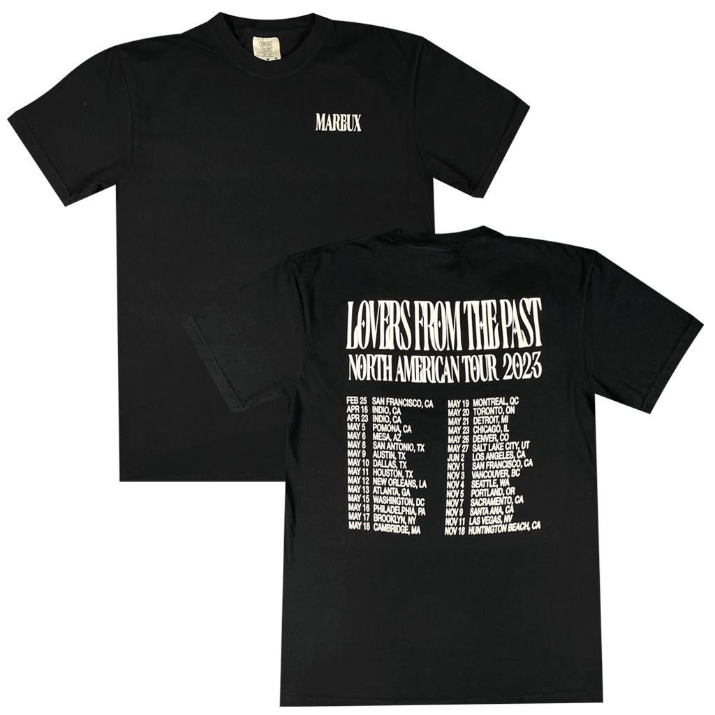 Lovers From the Past NA Tour Black T-Shirt