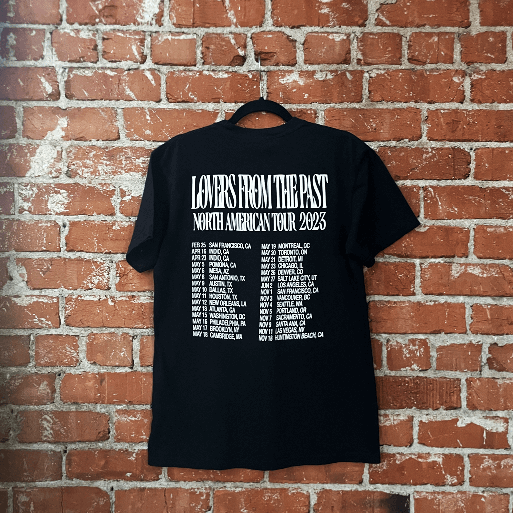 Lovers From the Past NA Tour Black T-Shirt