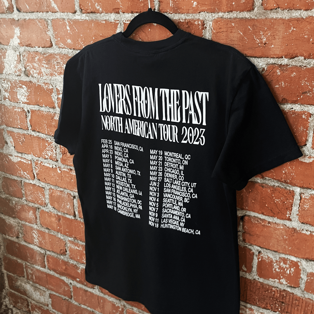 Lovers From the Past NA Tour Black T-Shirt