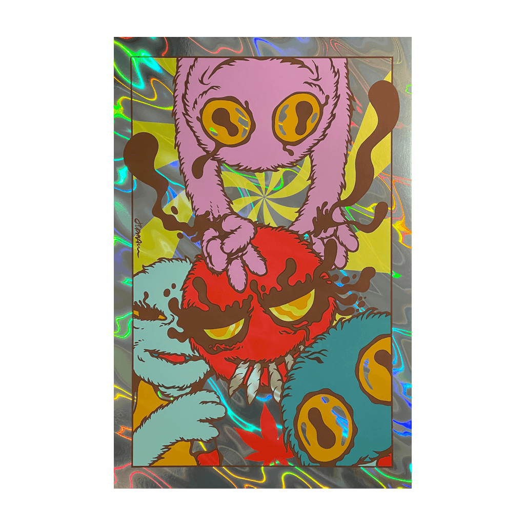 Jermaine Rogers - Lava Foil Poster