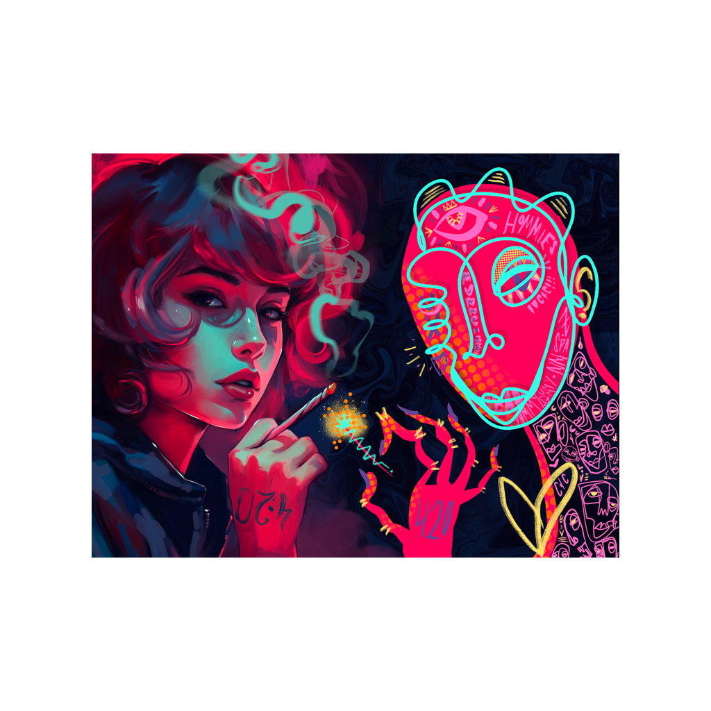 420 Airdrop Collab Poster