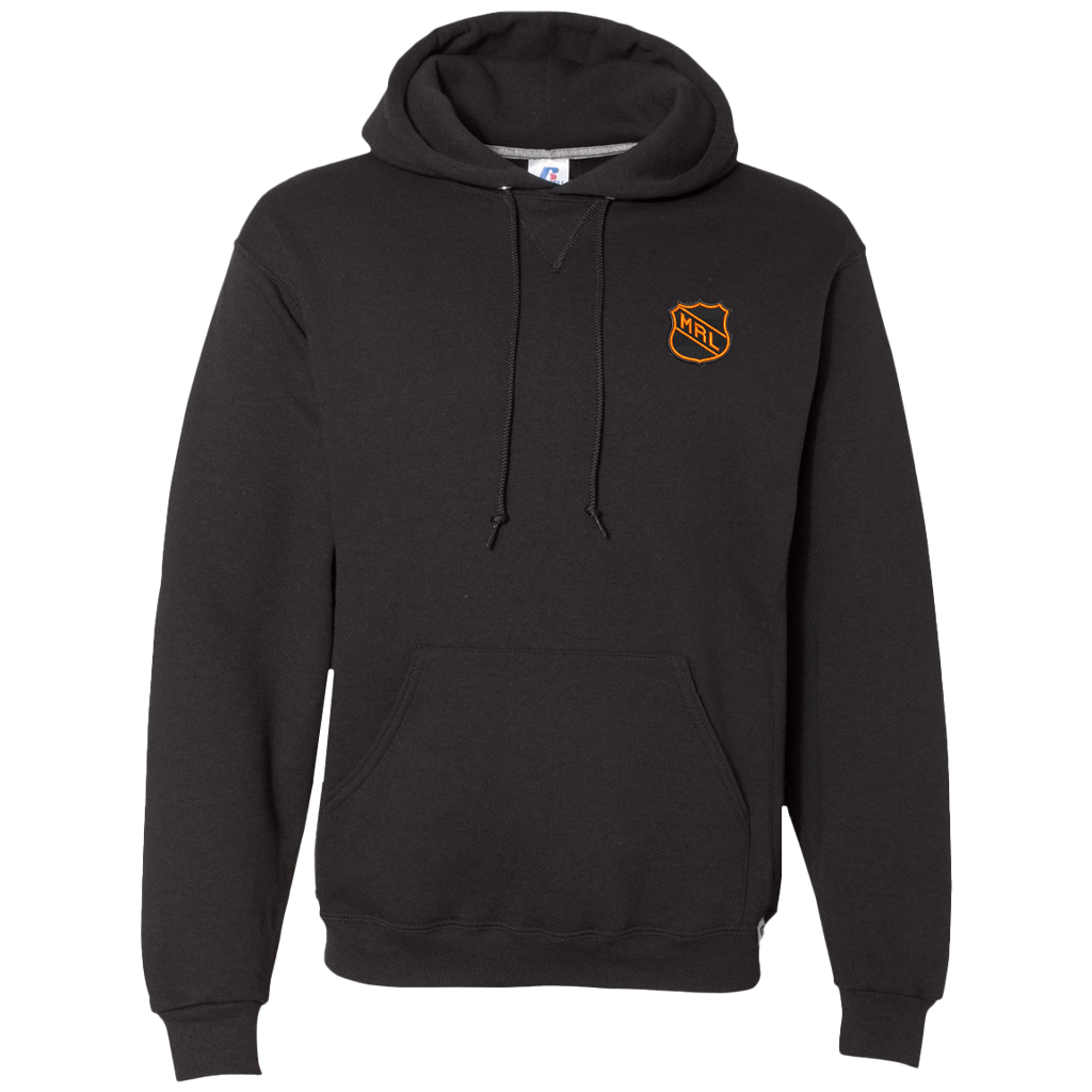 MRL Hockey Embroidered Black Hoodie