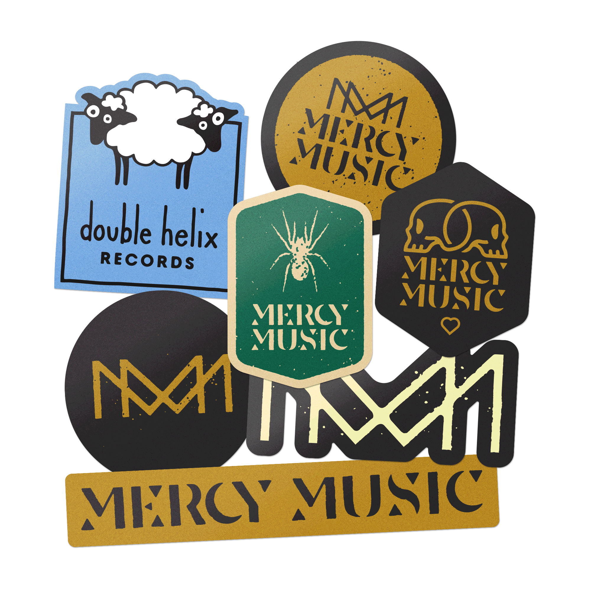 Mercy Music Sticker Pack