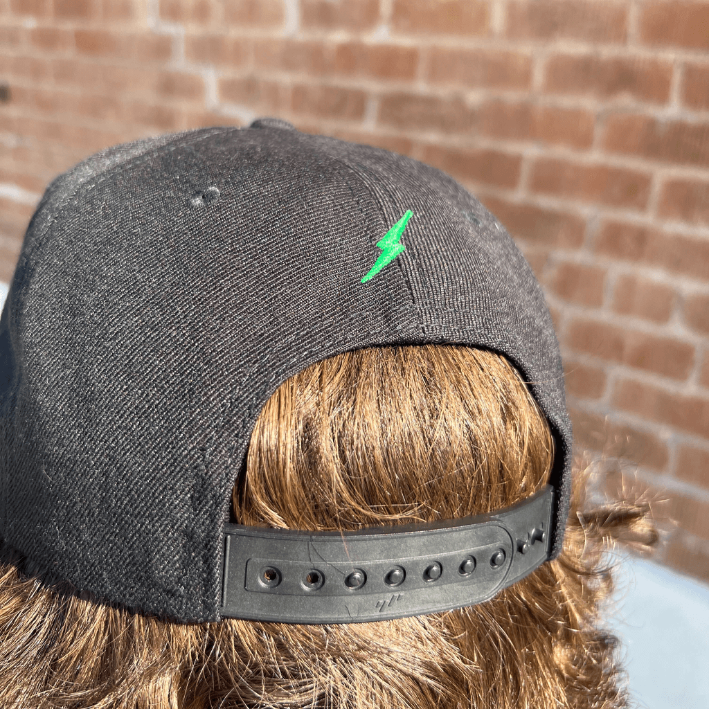 NIVA Embroidered Black Hat