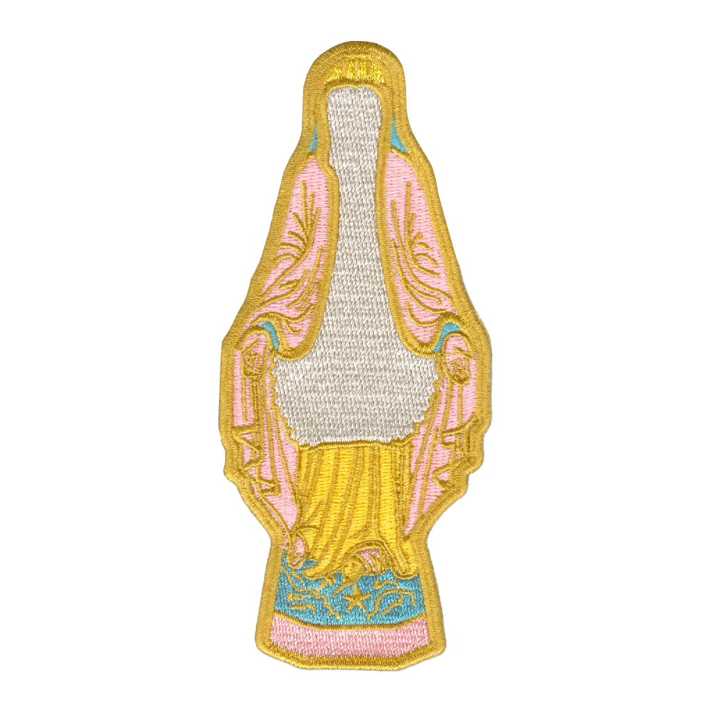 “Crystal Mary” Iron On Patch