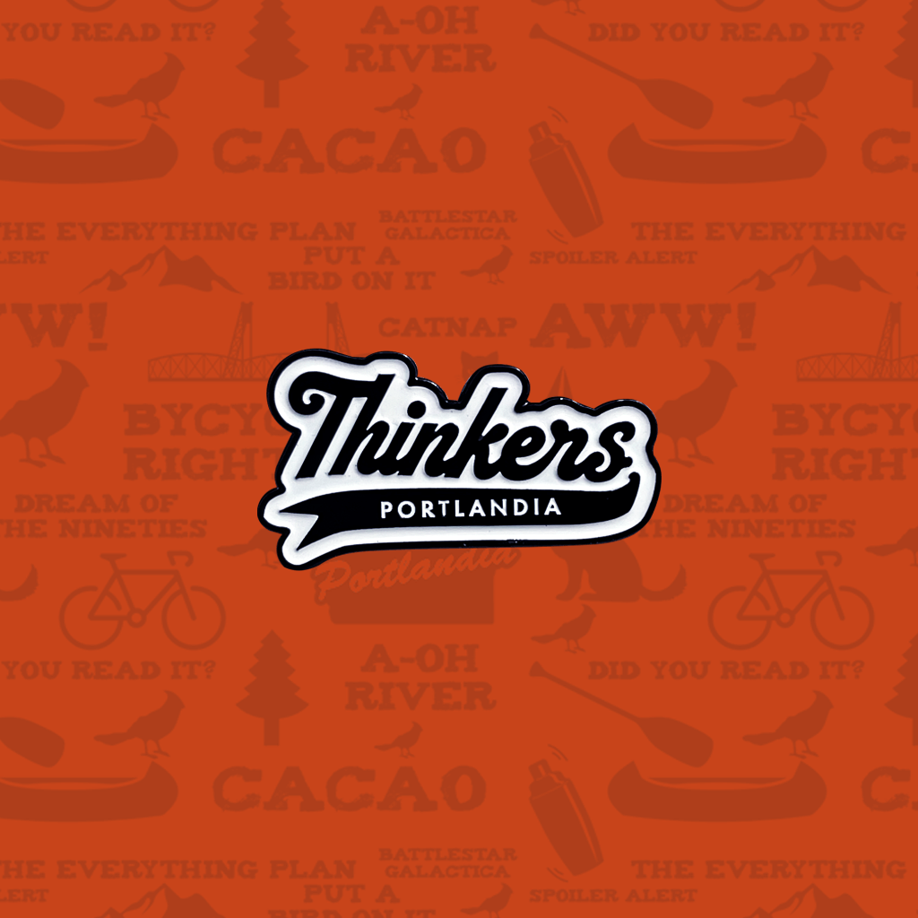 Thinkers Enamel Pin