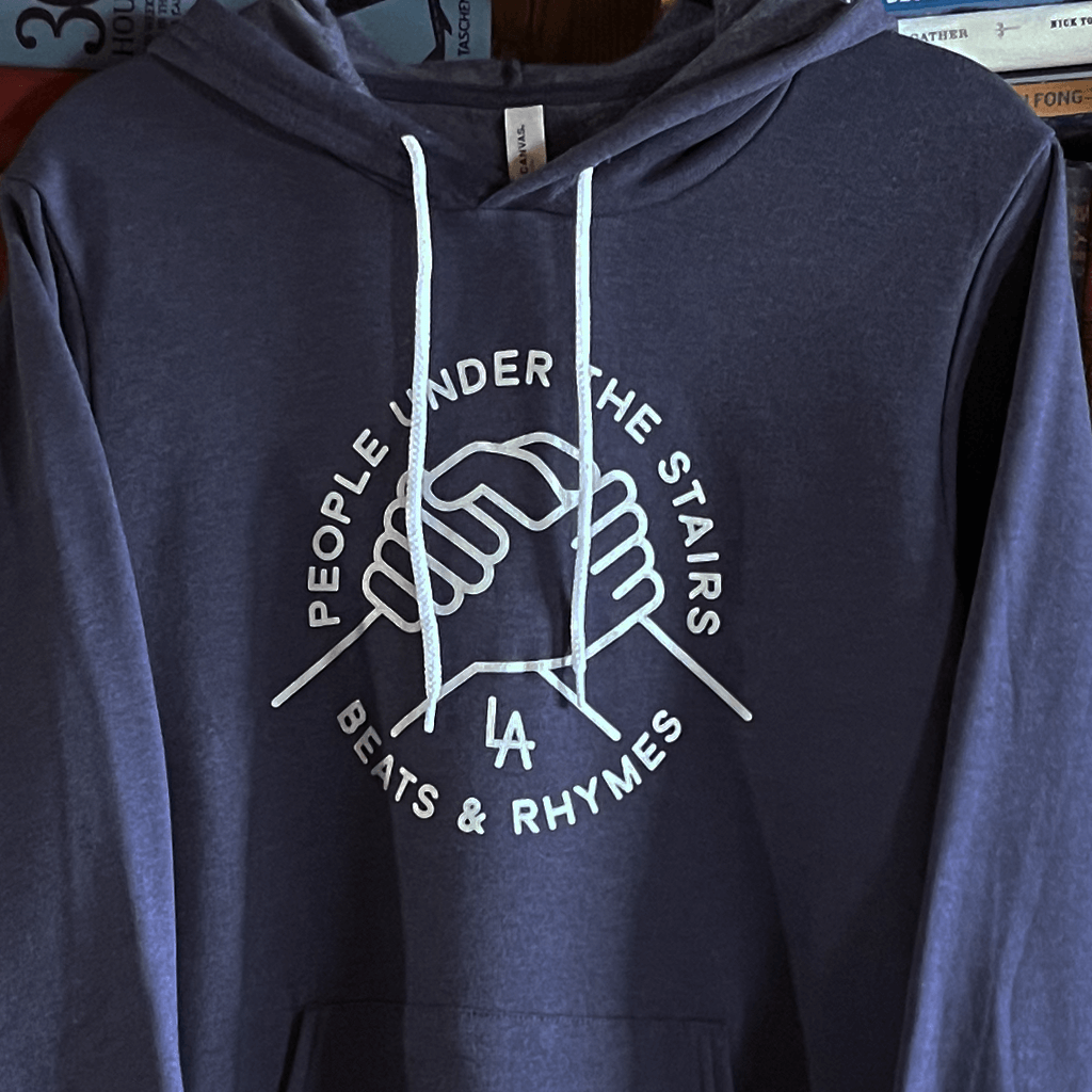 Handshake Heather Navy Hoodie