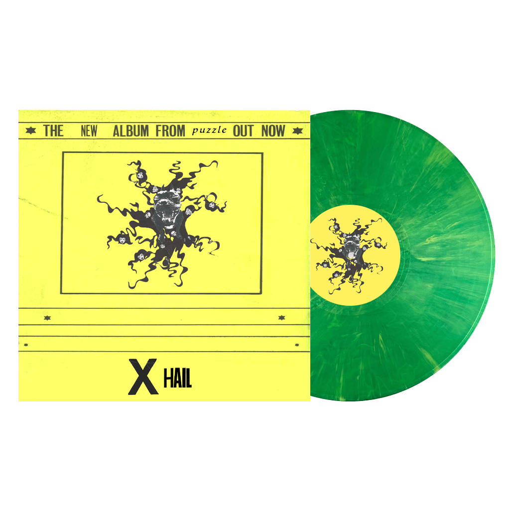 X Hail 12" Metallic Green Vinyl