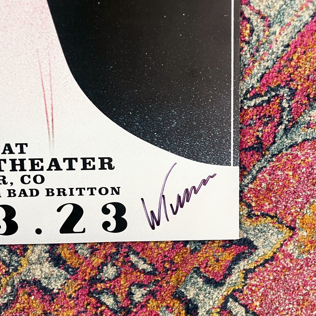 Signed Live At The Bluebird Theatre Poster