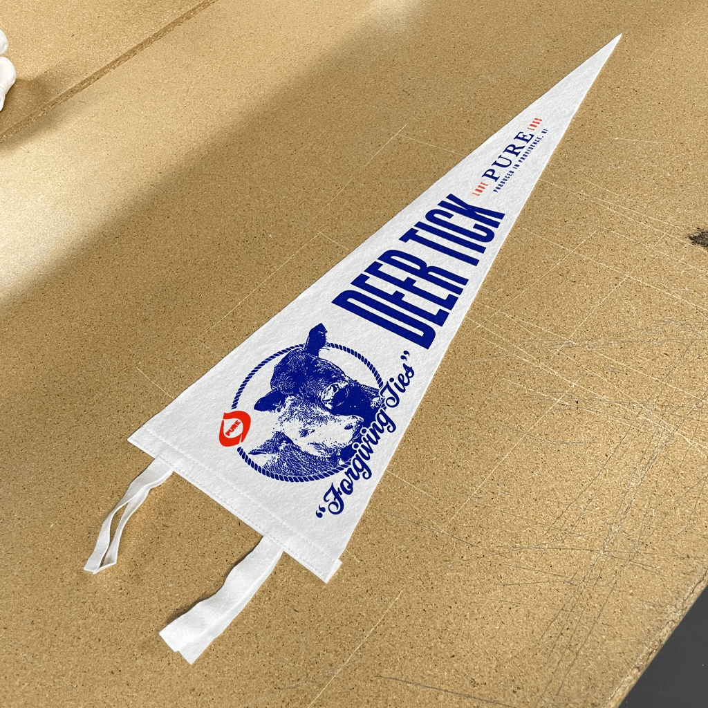 Pure Deer Tick Pennant
