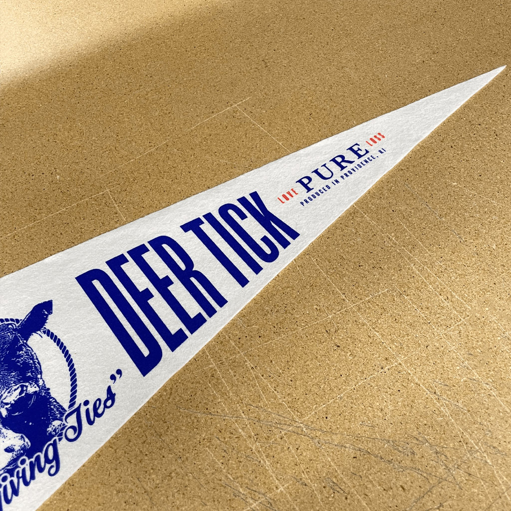 Pure Deer Tick Pennant