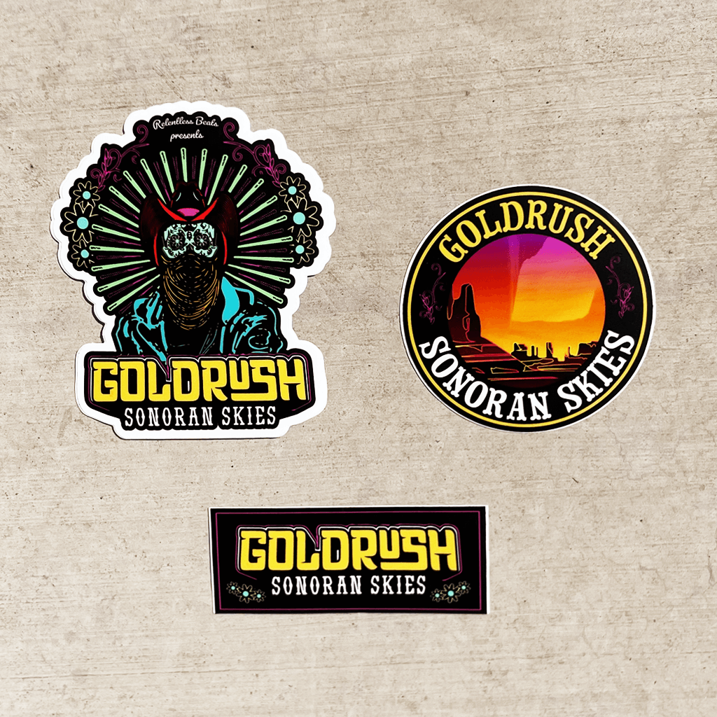 Goldrush Stickers