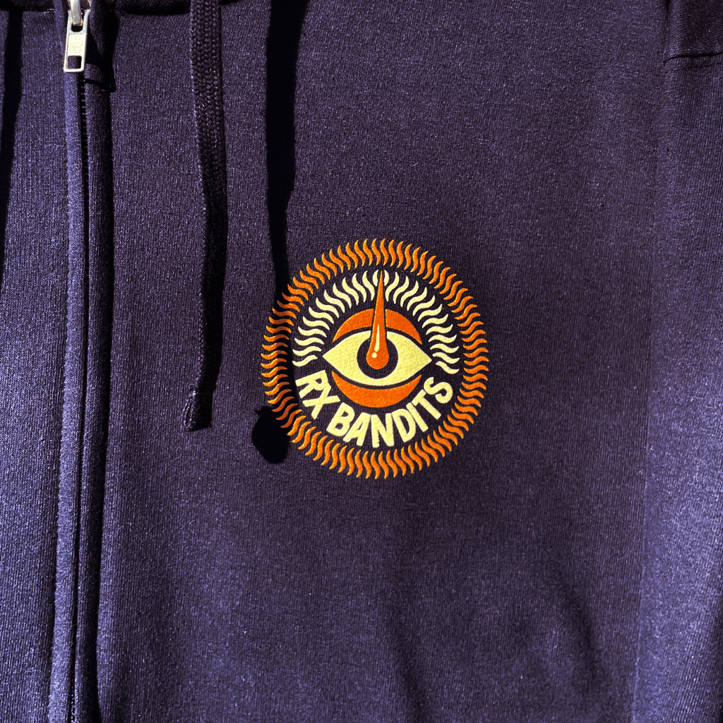 Symphonia Spatium Zip Up Navy Hoodie