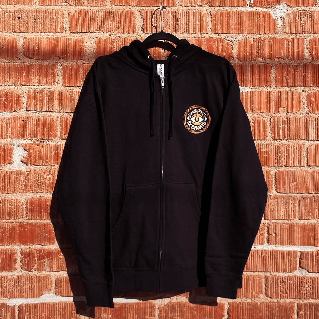 Symphonia Spatium Zip Up Black Hoodie
