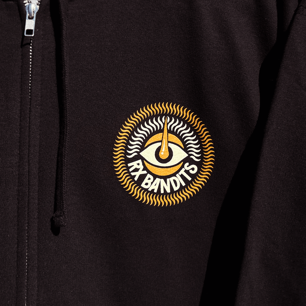 Symphonia Spatium Zip Up Black Hoodie