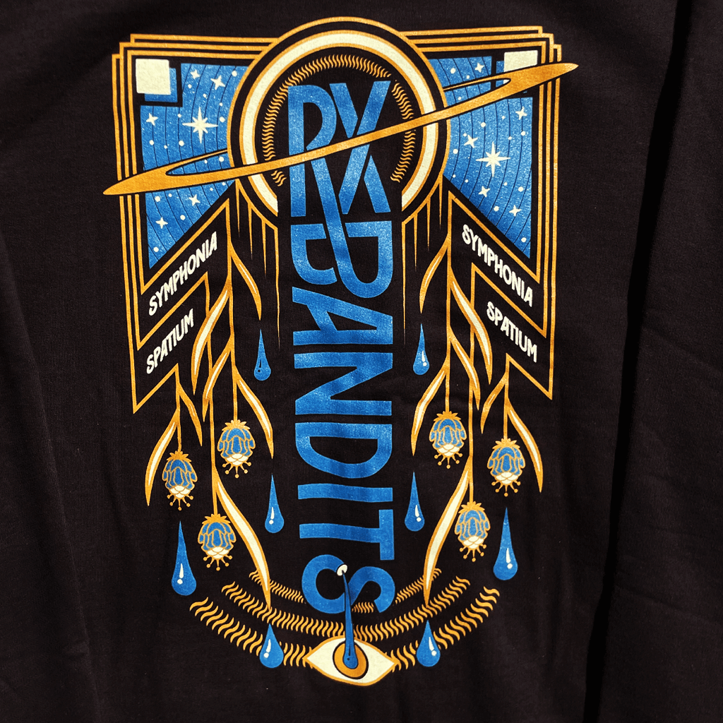 Symphonia Spatium Zip Up Black Hoodie