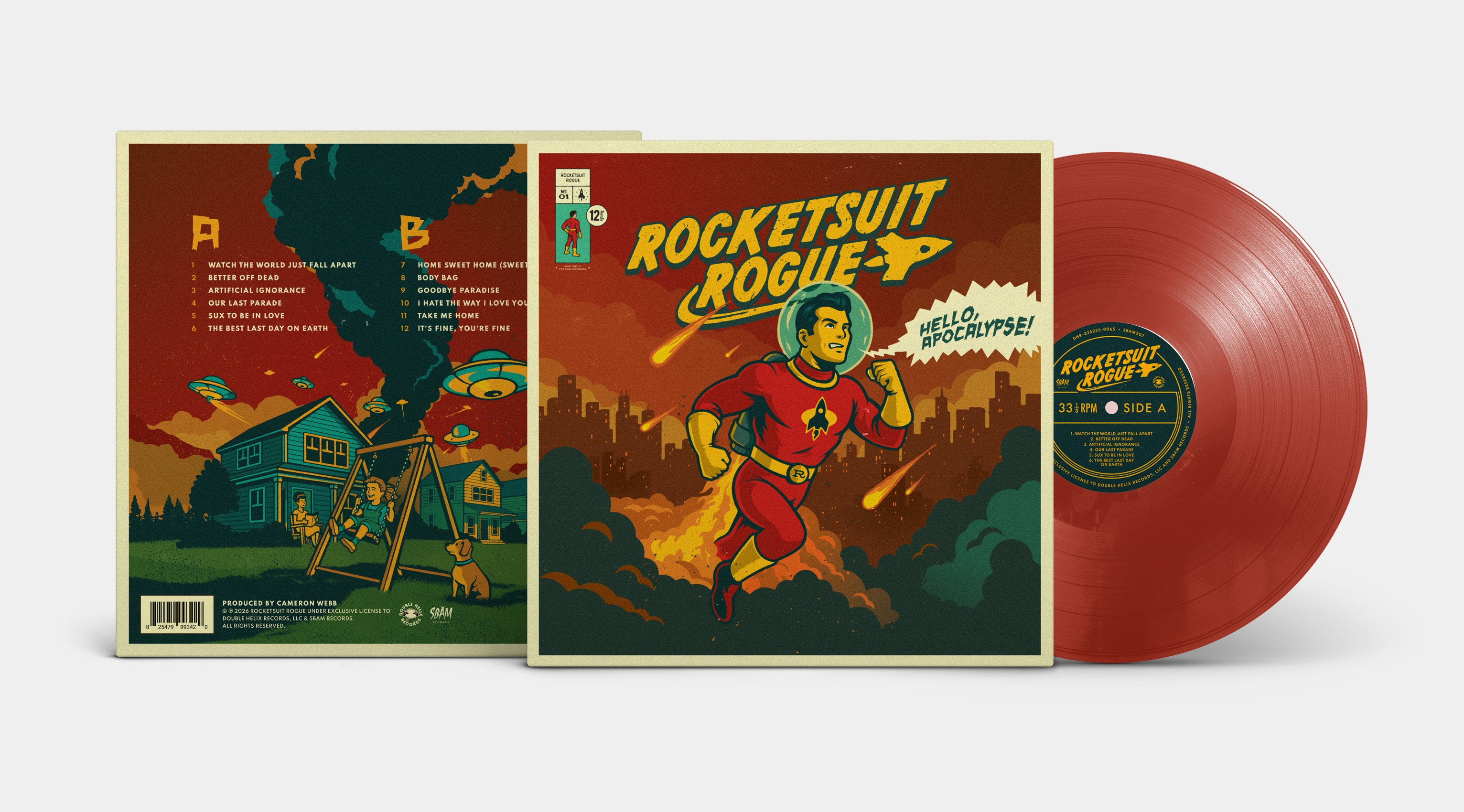 Rocketsuit Rogue - Hello Apocalypse 12" LP