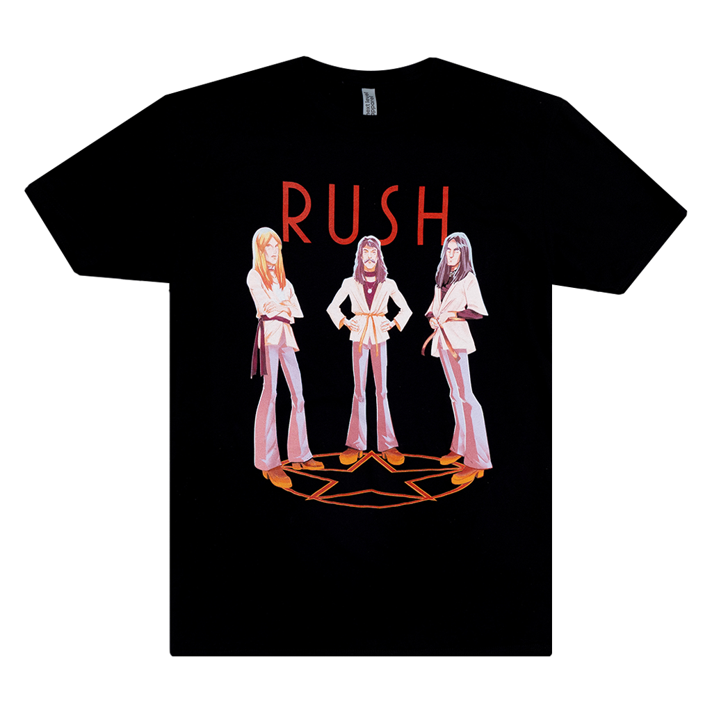 Official 2112-Themed Rush Tour History Tee