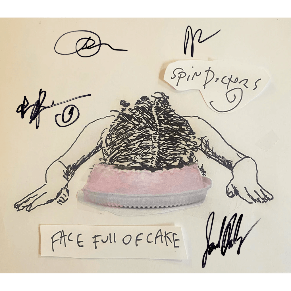 Autographed Face Full of Cake - 12" White Vinyl