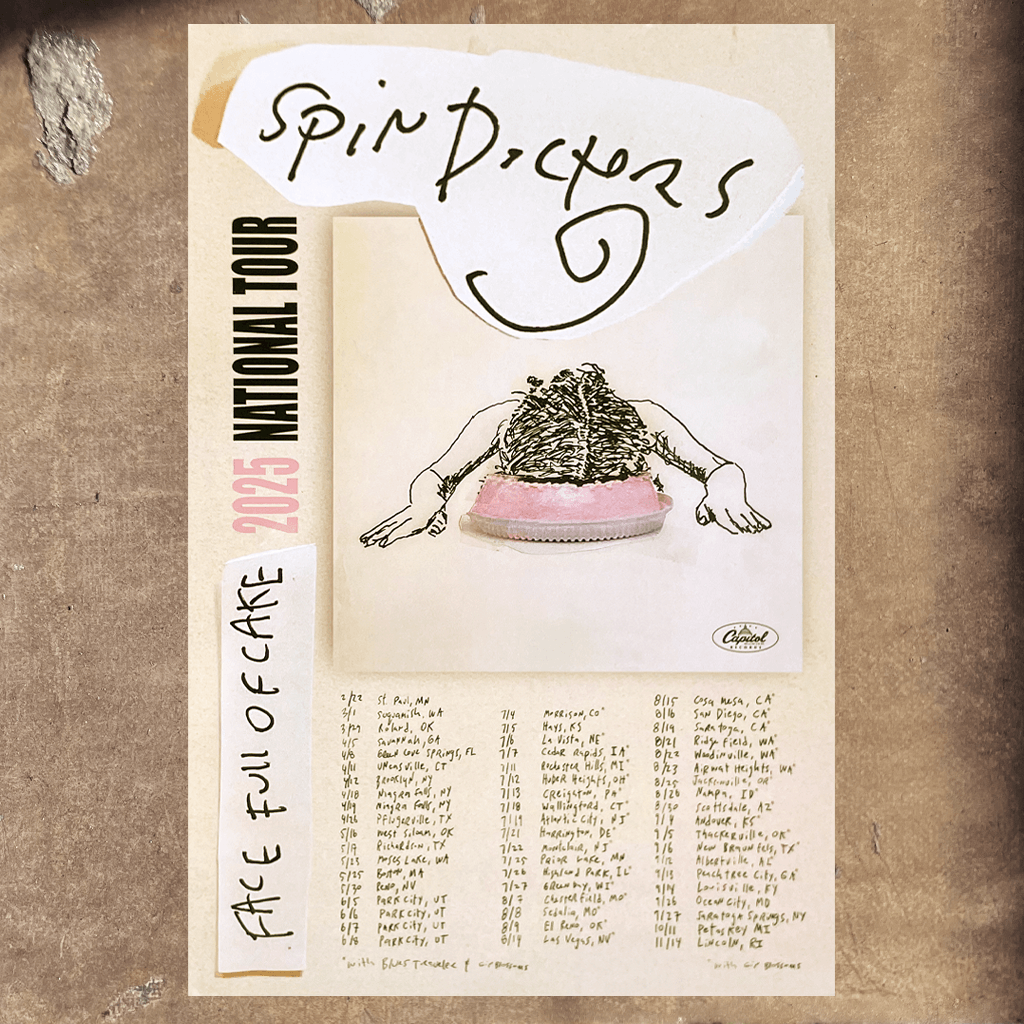 Face Full of Cake 2025 Tour Poster